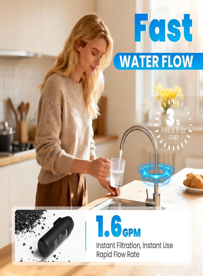 DESENRUIS - Under Sink Water Filter System, Reduces 99.99% Lead, Chlorine, Bad Taste and Odor, Under Counter Water Filter, Direct Connection to Kitchen Faucet, 10000 - Image 3