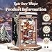 Fsolis DIY Book Nook Kit for Adults Japan Miniature 3D Wooden Puzzles Japanese Winter Street Scene Build House Kit Bookshelf Diorama Bookish Gift for Women Readers Book Lovers Kyoto Snow Whisper - Image 4