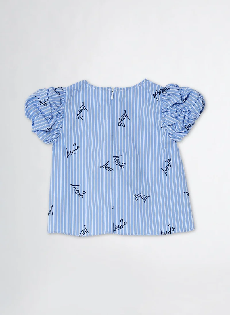 Liu Jo Printed Cotton Top