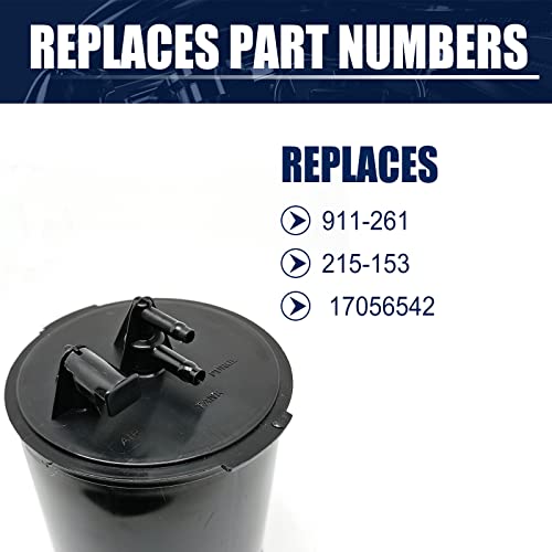 FEXON Vapor Canister ‎911261 215153 17056542 17113148 for Buick Regal Cadillac Seville GMC C15 Chevy Monza C10 Chevette, Compatible with Select Models (Black) - Image 4