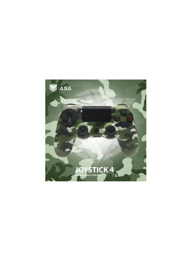 أيه أس أيه عصا التحكم اللاسلكية ASA لجهاز بلاي ستيشن 4 باللون الأخضر المموه - Image 2