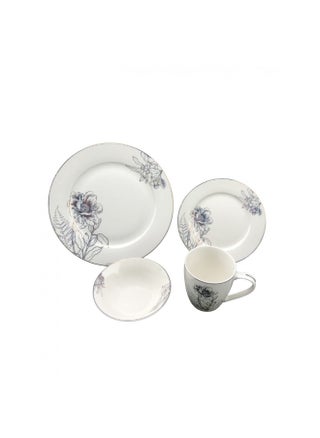 Youthful Bite Celestia 16 Piece New Bone China Dinner Set Elegant Dinnerware for 4 Stylish Plates Bowls and Mugs Perfect for Formal Dining & Home Entertaining - pzsku/Z64ADE6AC5F535DF0993EZ/45/_/1741249172/4ea322e8-3516-409f-96c9-4608a8c46d02