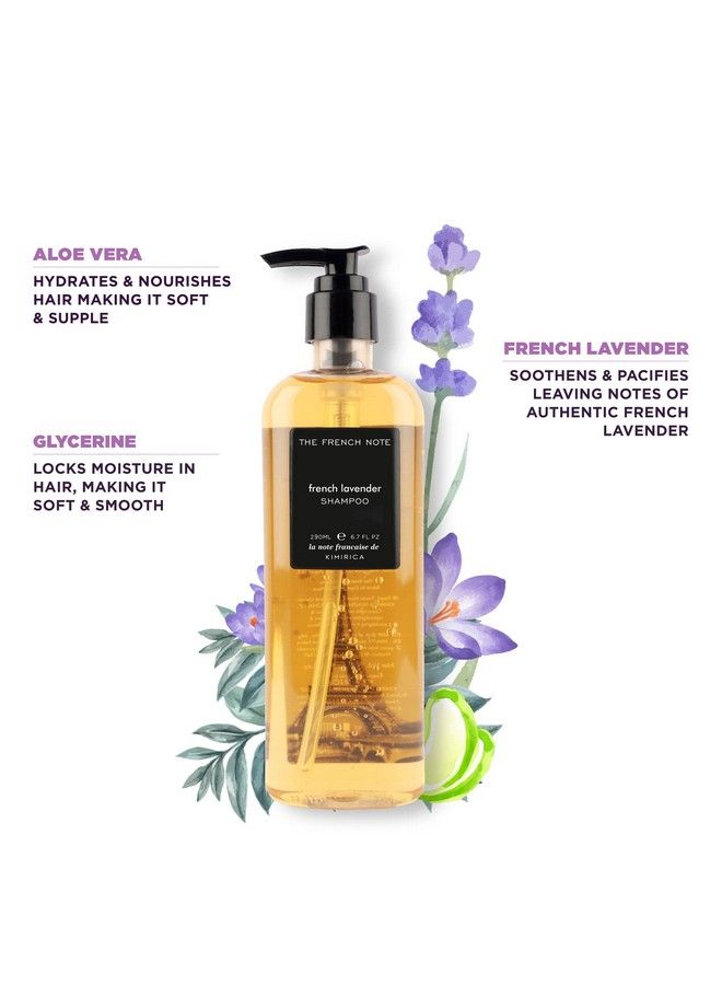 KIMIRICA The French Note French Lavender Shampoo Made With Naturally Derived Extracts For For Shiny And Smooth Hair 100% Vegan Paraben And Sls Free 290Ml - Image 4