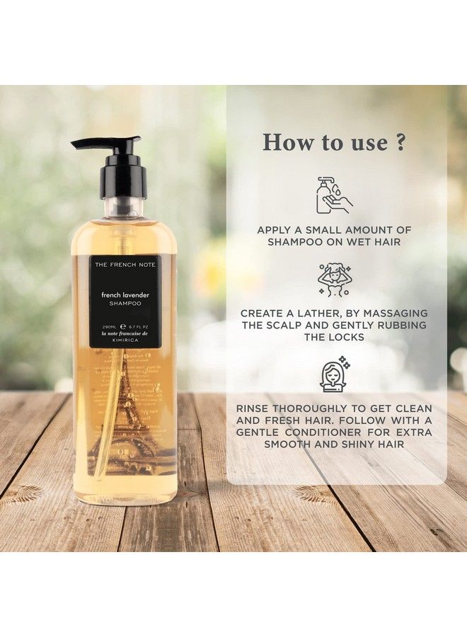 KIMIRICA The French Note French Lavender Shampoo Made With Naturally Derived Extracts For For Shiny And Smooth Hair 100% Vegan Paraben And Sls Free 290Ml - Image 5
