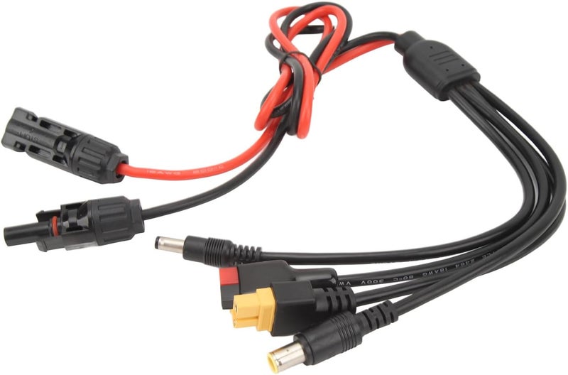 klarako Solar to Adapter Cable, 36V DC Oxidation Resistant Solar Connector to Extension Cable Flame Retardant for Emergency Response - Image 5