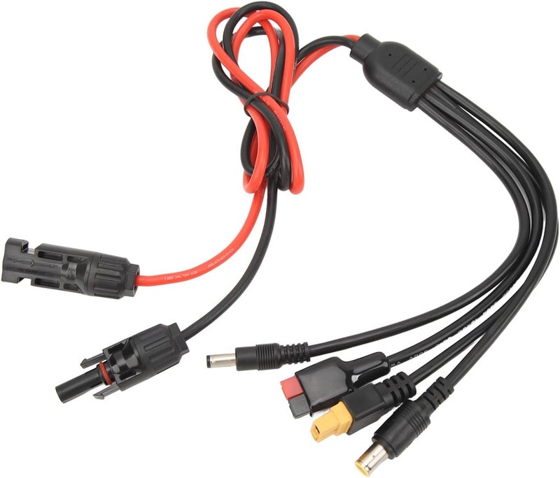 klarako Solar to Adapter Cable, 36V DC Oxidation Resistant Solar Connector to Extension Cable Flame Retardant for Emergency Response - Image 3