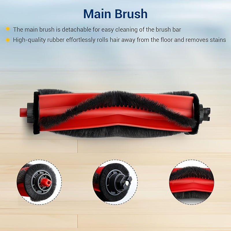 Replacement Accessory Set For Roborock Q7 M5 Series Includes 1 Main Brush 3 Filters 3 Mop Pads 4 Side Brushes - Image 2