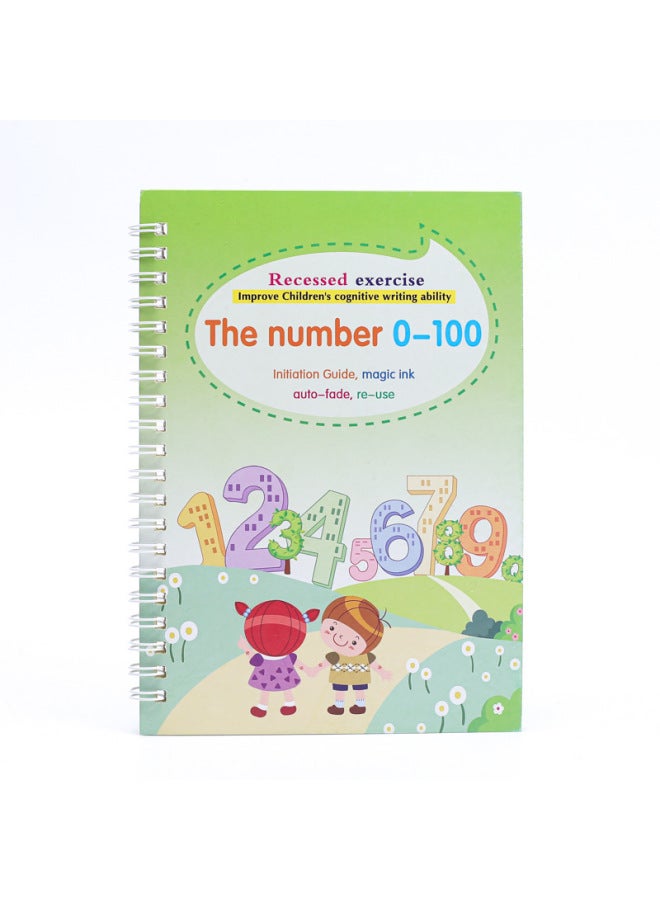 Xujia All English Children's Groove Copybook Sales Student English Pre-school Hard Pen Magic Practice Copyboard - Image 2