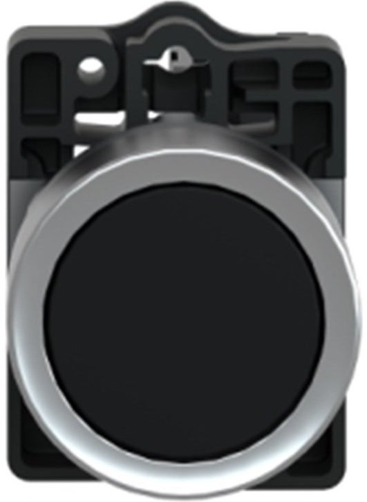 Schneider Electric XA2EA21 Ø 22, 1na, spring return, round Black Spring Button  - Image 1