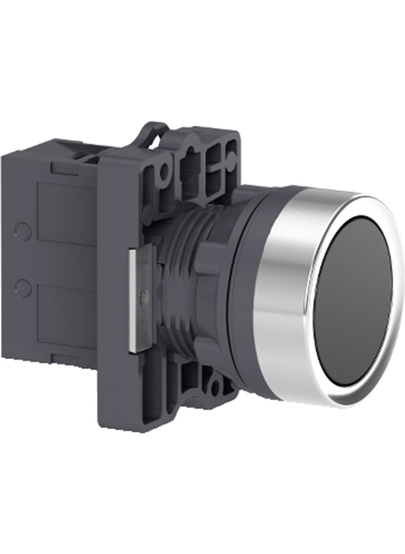 Schneider Electric XA2EA21 Ø 22, 1na, spring return, round Black Spring Button  - Image 2
