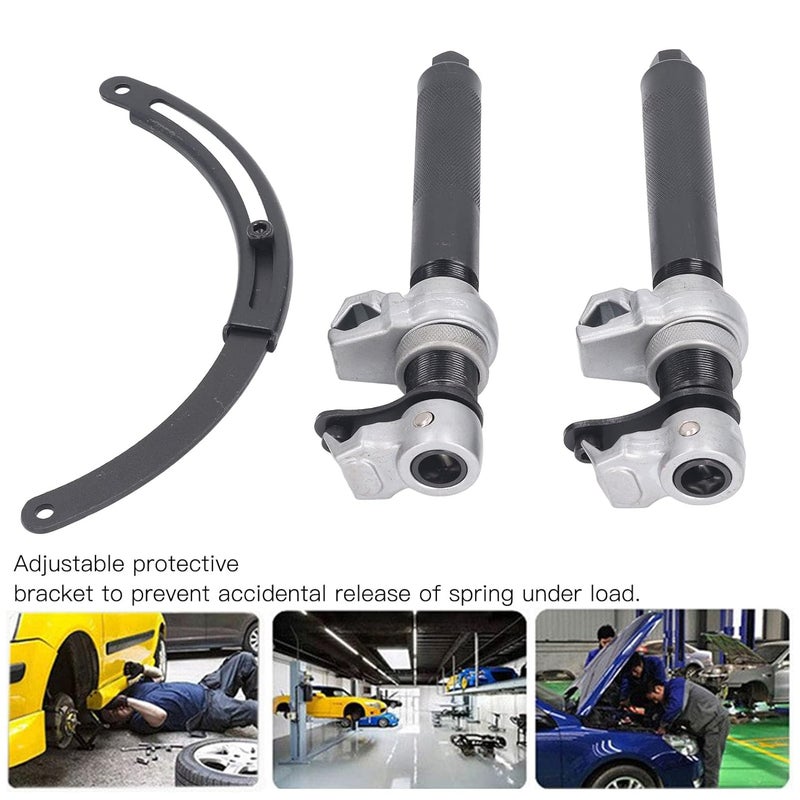 klarako Spring Compressor Tool, Heavy Duty Strut Coil Spring Compressor Auto Suspension Compression Installer Adjustable Bracket Kit with Storage Case for Automotive ATV Car Truck - Image 3