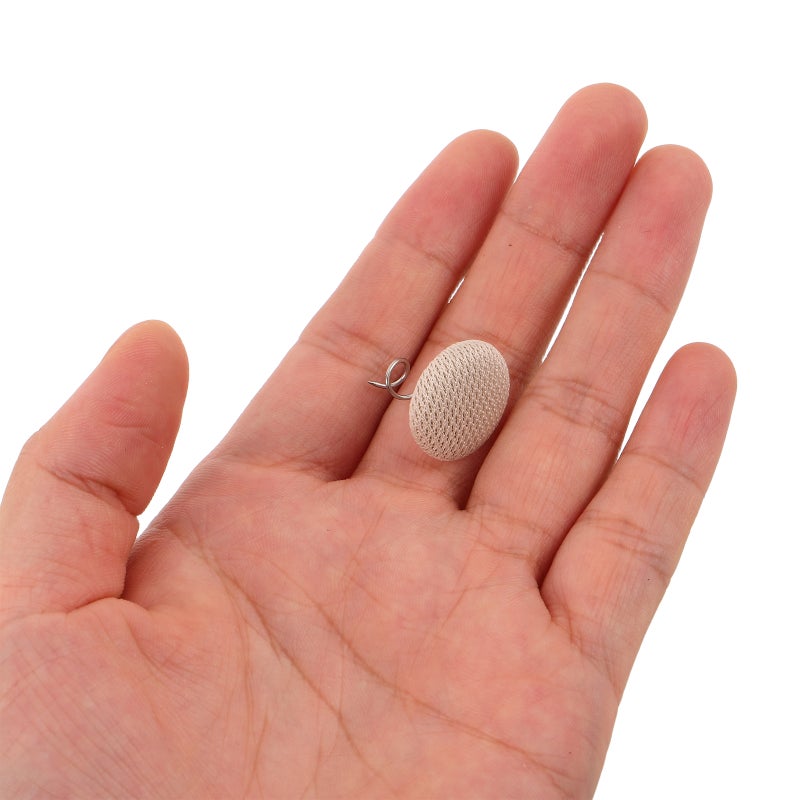 50Pcs Furniture Nails Twist Pins Upholstery Fasteners Beige Stable Bedskirt Hold for Furniture - Image 3