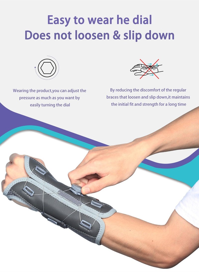 SYOSI Night Wrist Sleep Support Brace, Wrist Brace for Carpal Tunnel with Metal Splint Stabilizer, Fits Both Himands, Adjustable, for Men and Women Relieve Tendinitis, Arthritis, Pain Relief (1Pcs) - Image 3