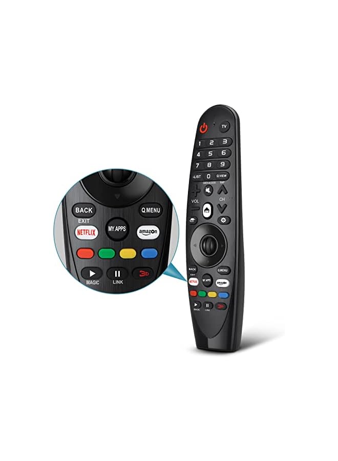 TIGER Universal Remote Control for LG Smart TV Magic Remote Replacement, with Buttons for Netflix Prime Videoã€ NO Voice and Pointer Functionã€‘ - Image 2