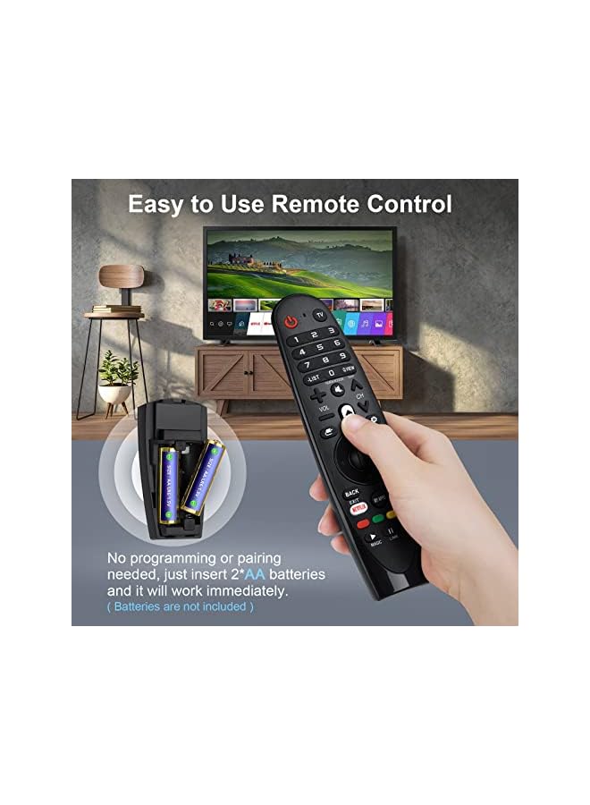 TIGER Universal Remote Control for LG Smart TV Magic Remote Replacement, with Buttons for Netflix Prime Videoã€ NO Voice and Pointer Functionã€‘ - Image 5