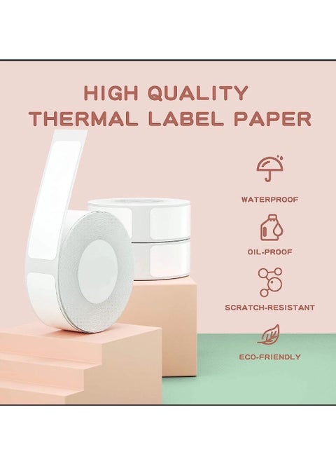 160pcs Waterproof Label Roll for P11, P50, L12, D30 Thermal Printer