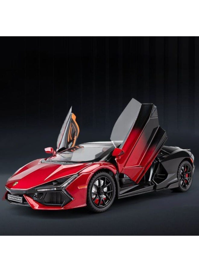 TOY GARDEN 1:24 Scale Simulation of Lamborghini Revuelto Diecast Toy Model with Sound & Light – Premium Alloy Car Gift for Kids & Collectors  - Image 3