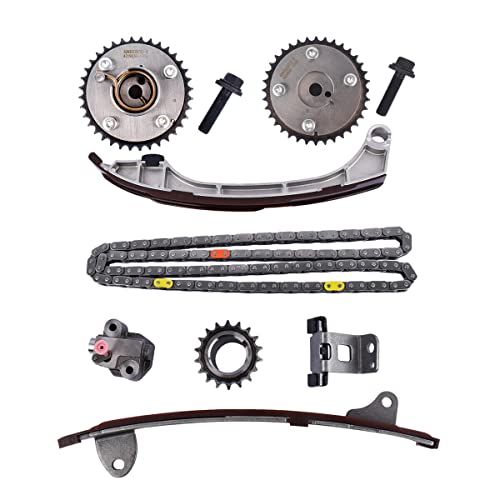 Flynsu Timing Chain VVT Gear Sprocket Kit Replacement for 2009-2014 Toyota Highlander Sienna Venza 2.7L RAV4 Camry 2.5L 13070-0V010 13050-0V010 Flynsu - Image 2