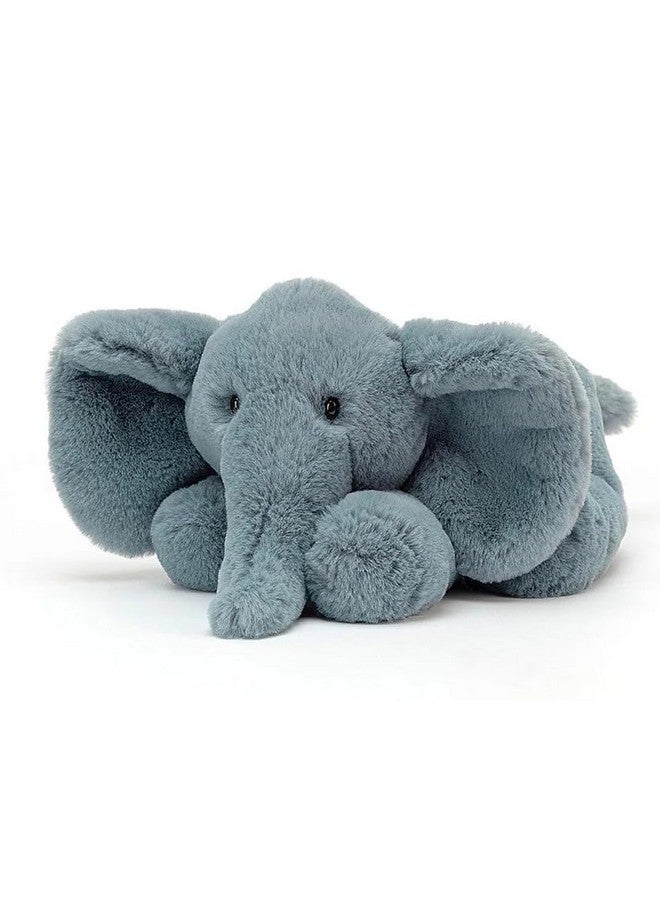 Babique Fluppy Sitting Elephant Stuffed Animal Soft Toys for Kids, Boy's and Girl's Room Decor, Birthday Gifts for Kids and Women (45 cm) - Image 1