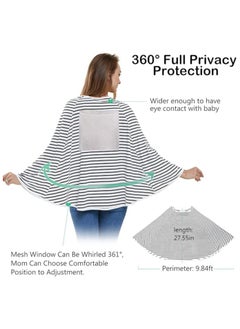 Moro Moro Baby Car Seat & Nursing Cover – Multi-Use with Mesh Window for Comfort & Privacy  - Image 4