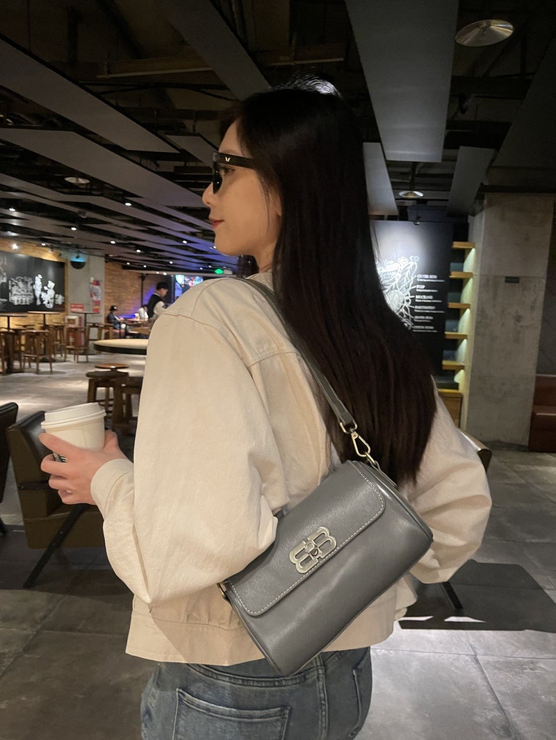 Vintage Vegetable-Tanned Leather Versatile Small Square Bag For Women, New Live Genuine Leather Women'S Bag, Top-Layer Cowhide Crossbody Bag 834 - Image 5