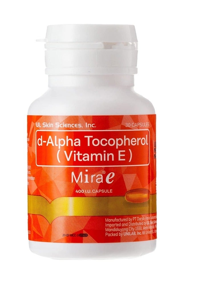 Mira Myra E Vitamin- E 400 IU Capsules 30pcs