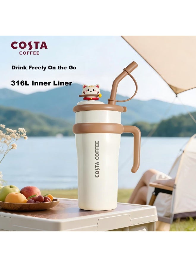 Costa New Arrival "rumored To Be Very Effective" Jumbo Capacity Insulated Straw Water Bottle For Men And Women Gift - Image 1