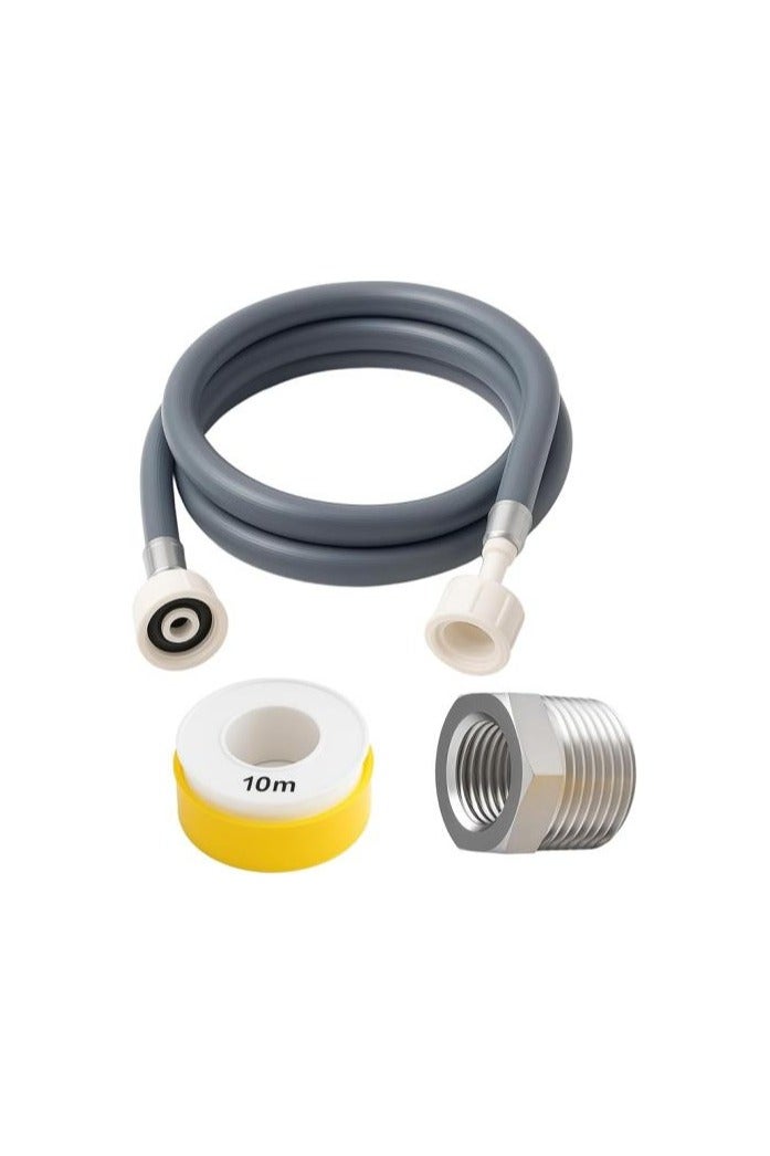 FULAICHIA Inlet Hose Pipe for Washing Machine – Universal Water Supply Connector – Leak-Proof & Durable –2 Miter - Image 1