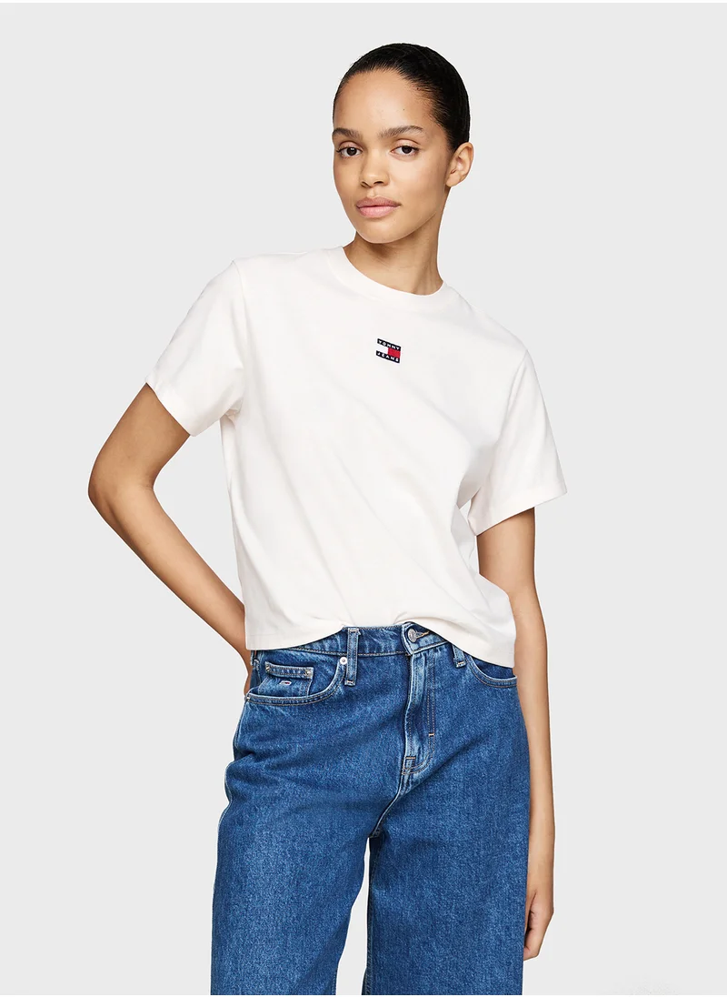 TOMMY JEANS Crew Neck Graphic T-Shirt