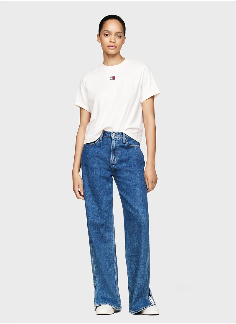 TOMMY JEANS Crew Neck Graphic T-Shirt
