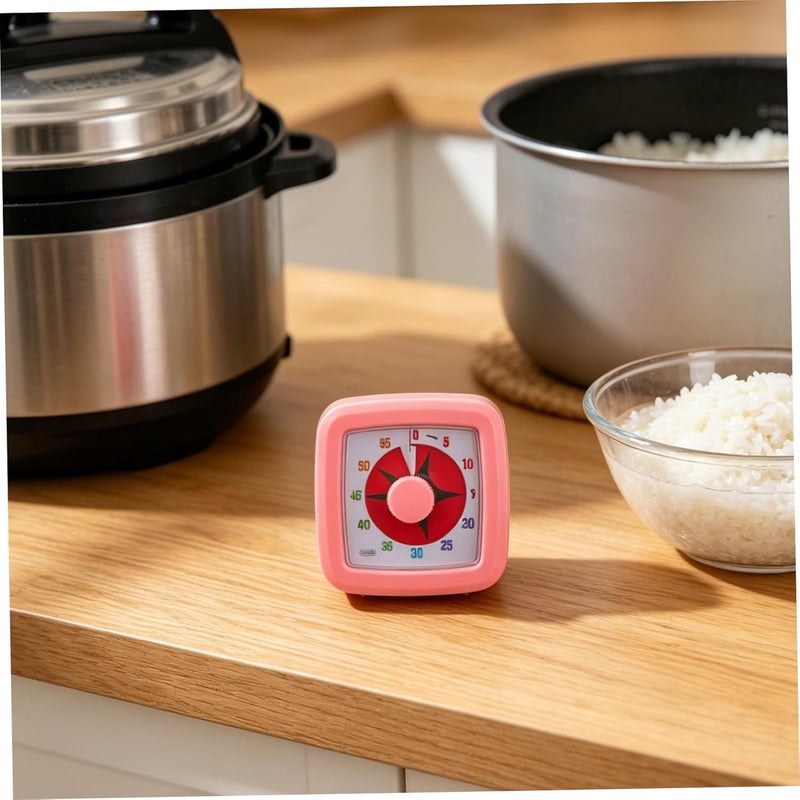 Visual Countdown Timer and Teachers, Small Pink 60-Minute Schedule Timer with Display, Classroom and Office Time Management Tool - Image 4