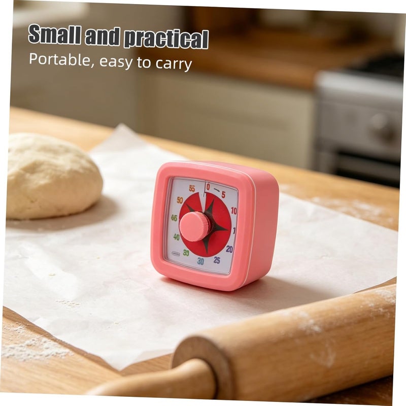 Visual Countdown Timer and Teachers, Small Pink 60-Minute Schedule Timer with Display, Classroom and Office Time Management Tool - Image 5