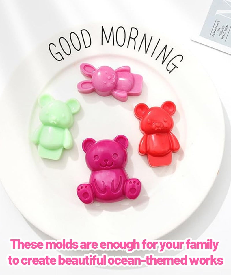 XFSAFDM 3PCS Candle Mould Silicone, Flower Candle Mould for DIY Chocolate, Soap, and Candle Making, Reusable Silicone Mould for Crafts, Party and Gift Projects - Image 4