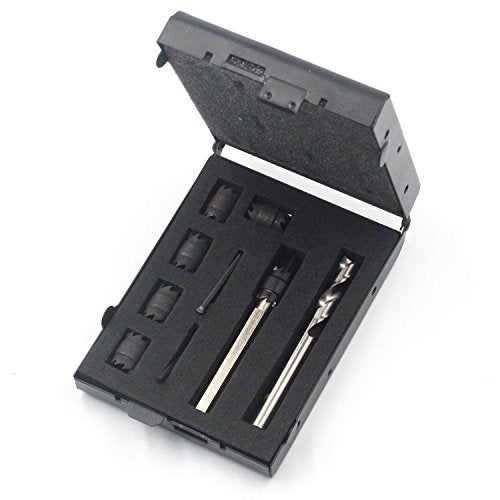 Handook Spot Weld Cutter, Sheet Metal Hole Cutter, Punch Remover Panel Separator for Power Drill Welding Auto Body Work Tool, 3/8 Inch Drill Bit Tool (9-Pack) - Image 5