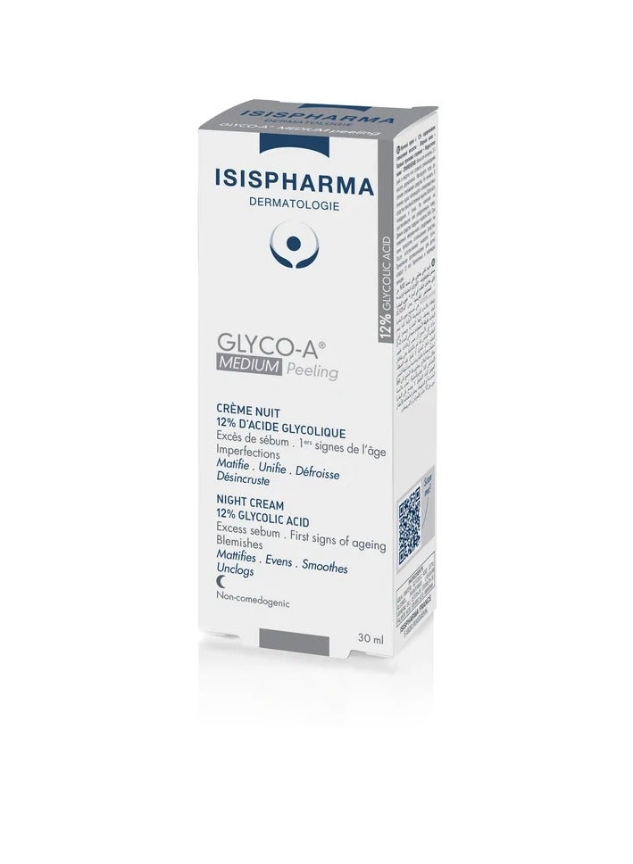 ISIS PHARMA كريم الليل للتقشير المتوسط غلايكو 30 مل