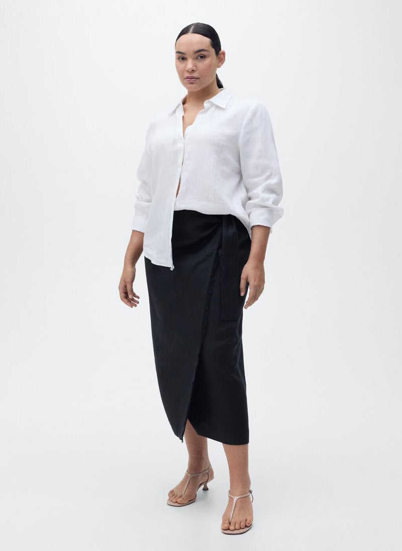 MANGO Essential Pareo Skirt  - Image 1