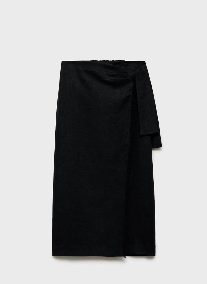 MANGO Essential Pareo Skirt  - Image 4