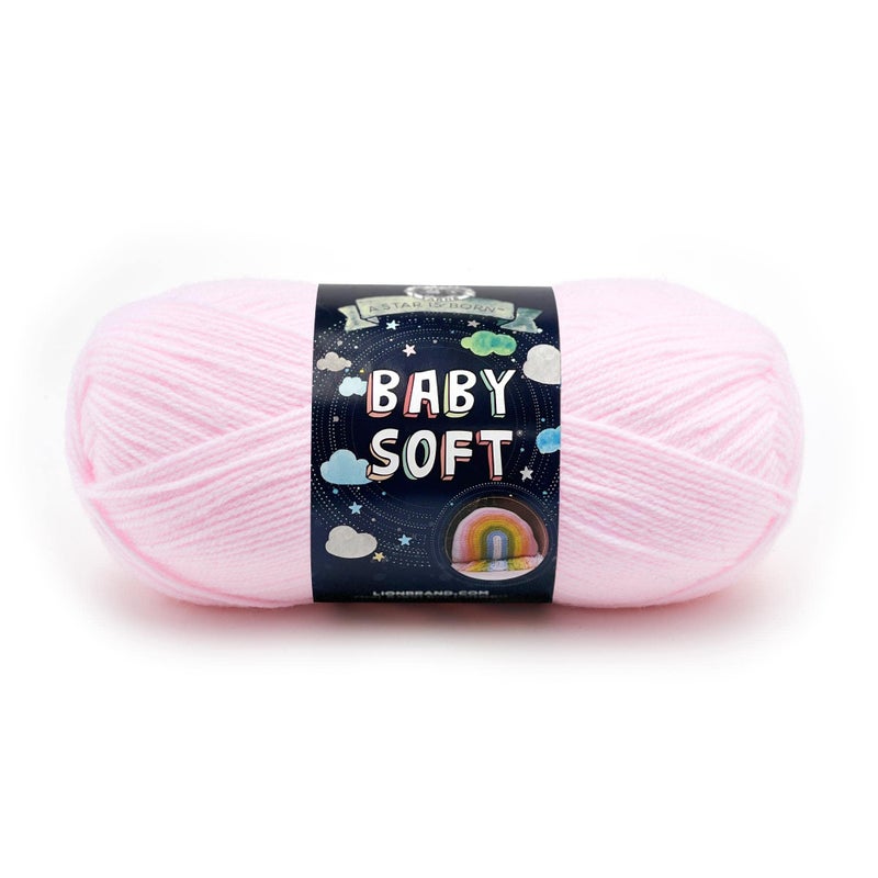 Lion Brand Yarn خيط ليوين براند 1 كرة خيط ليوين براند بيبي سوفت خيط بيبي خيط بتلات متعدد الألوان