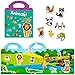 RUSON Reusable Sticker Book for Kids Animal Stickers Educational Learning Toys Travel Stickers Activity Books for Toddler Girls Boys Age 3 Birthday Gifts - Image 4