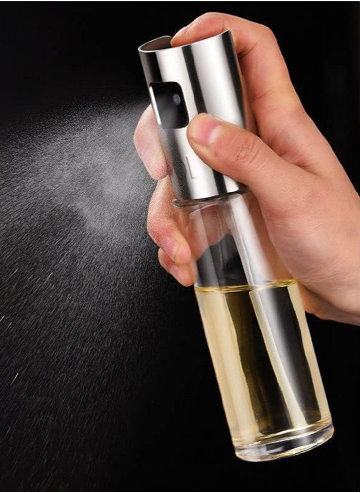 Perfii Glass Bottle Olive Oil Sprayer Spray Bottle Travel Friendly Oil Dispenser Mister For Baking Roasting Grilling and Frying  - Image 3