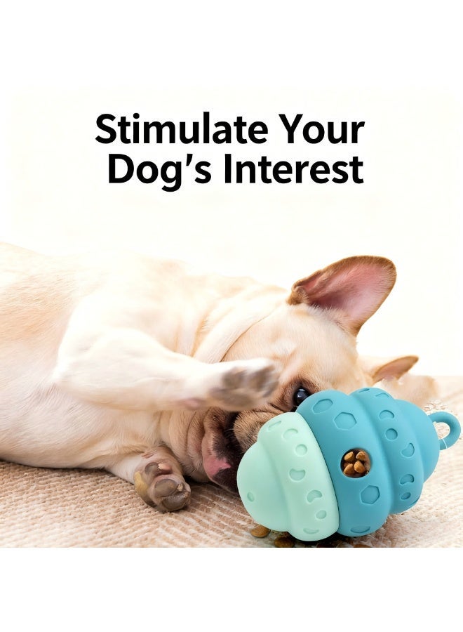 EPET Interactive Dog Treat Dispenser Toy - Slow Feeder Puzzle Ball for Mental Stimulation, Energy Release (Blue & Green) - Image 4