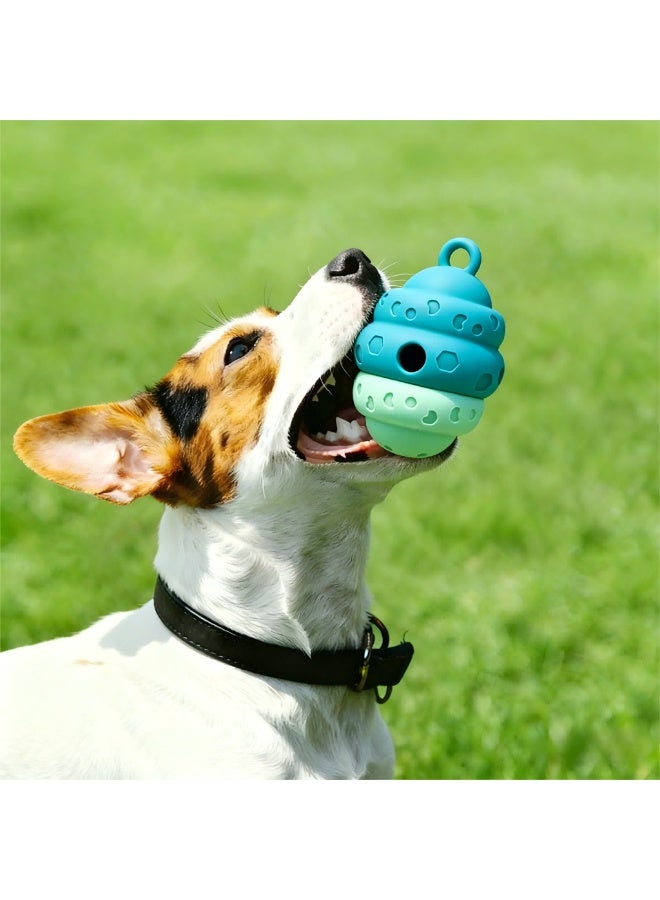 EPET Interactive Dog Treat Dispenser Toy - Slow Feeder Puzzle Ball for Mental Stimulation, Energy Release (Blue & Green) - Image 5