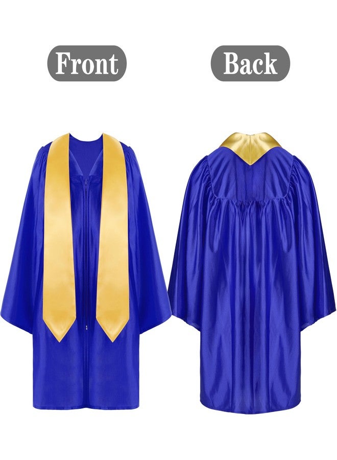 SOMSOC 4 Pieces Kindergarten Graduation Gown Grad Cap Set for Kids Preschool Nursery Graduation Stole Gown with 2025 Tassel - Image 2
