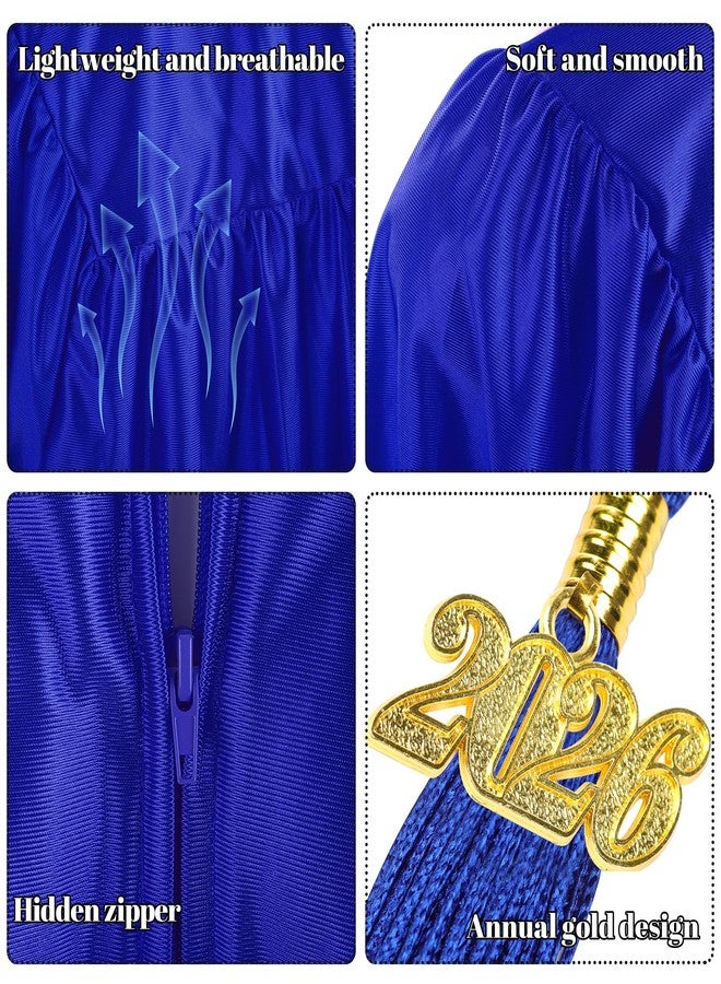 SOMSOC 4 Pieces Kindergarten Graduation Gown Grad Cap Set for Kids Preschool Nursery Graduation Stole Gown with 2025 Tassel - Image 3