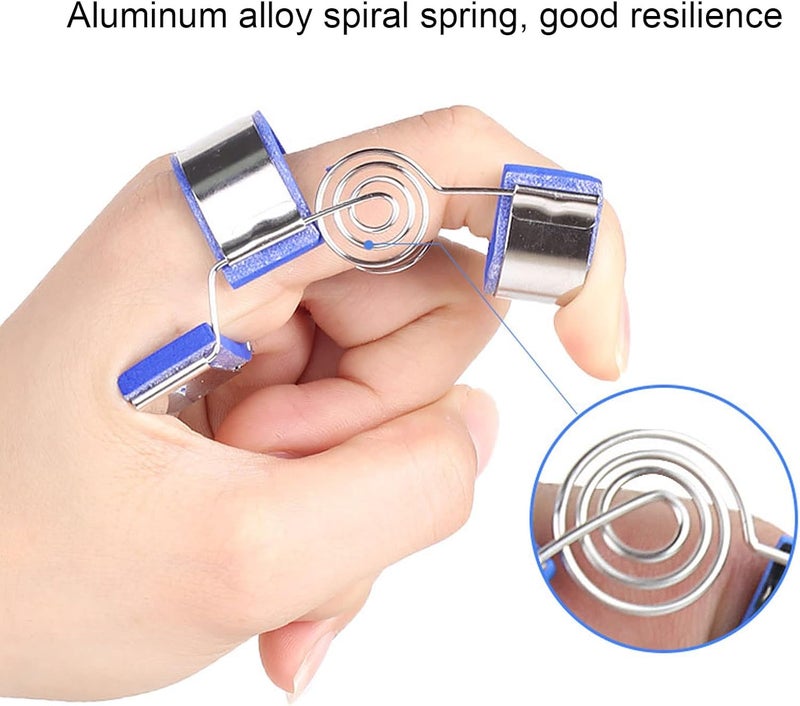 TMISHION Finger Splint, Lightweight Finger Straightener Spring Finger Splint Rehabilitation Straighten Workout Wear Easily Extension Adjustment Assist for Finger Sprain(S) - Image 4