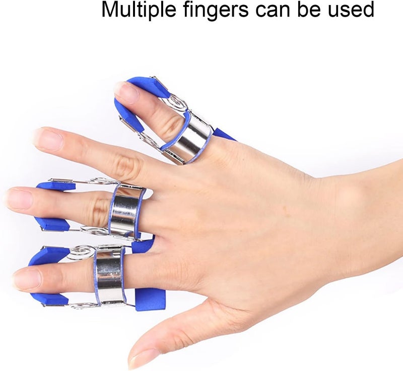 TMISHION Finger Splint, Lightweight Finger Straightener Spring Finger Splint Rehabilitation Straighten Workout Wear Easily Extension Adjustment Assist for Finger Sprain(S) - Image 5