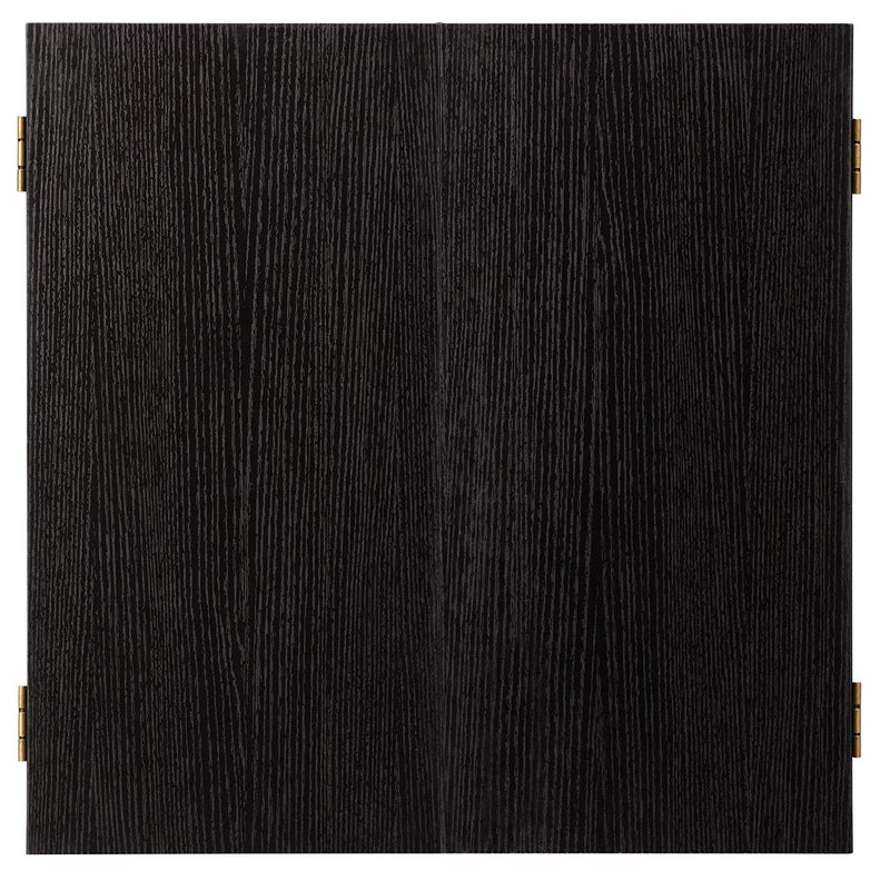 Viper Hideaway Dartboard Cabinet Set with Steel-Tip Dart Board, Reversible Board with Baseball Game Option, Two Sets of Darts, Chalk Scoreboards, and Matte Black Finish - Image 4