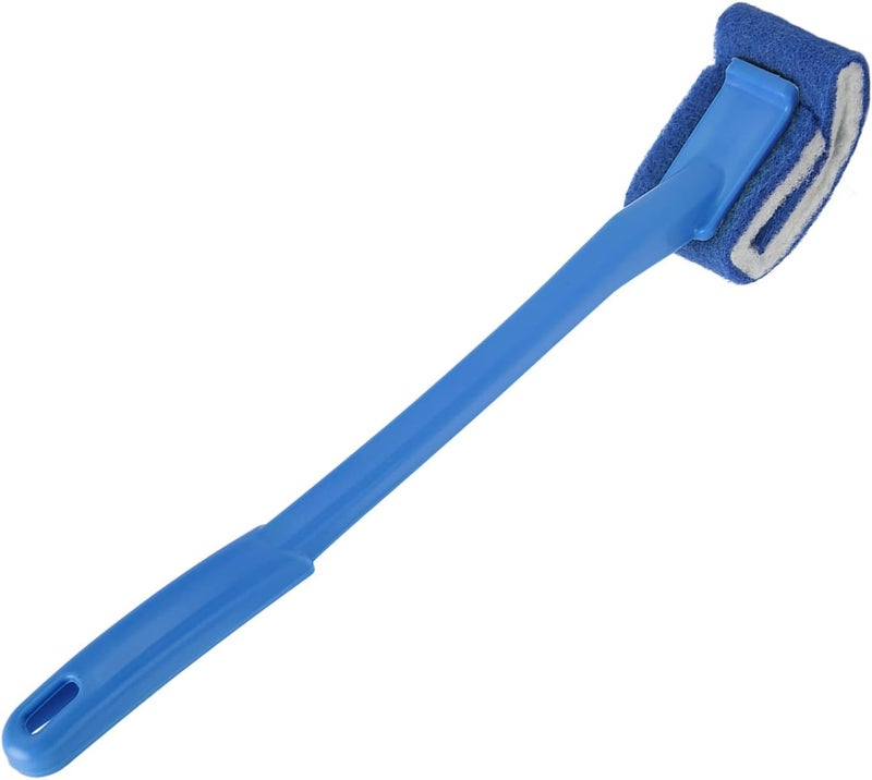 klarako Toilet Brush, Soft Bristle Curved Design Bathroom Cleaning Scrubber Tool (Blue) - Image 5