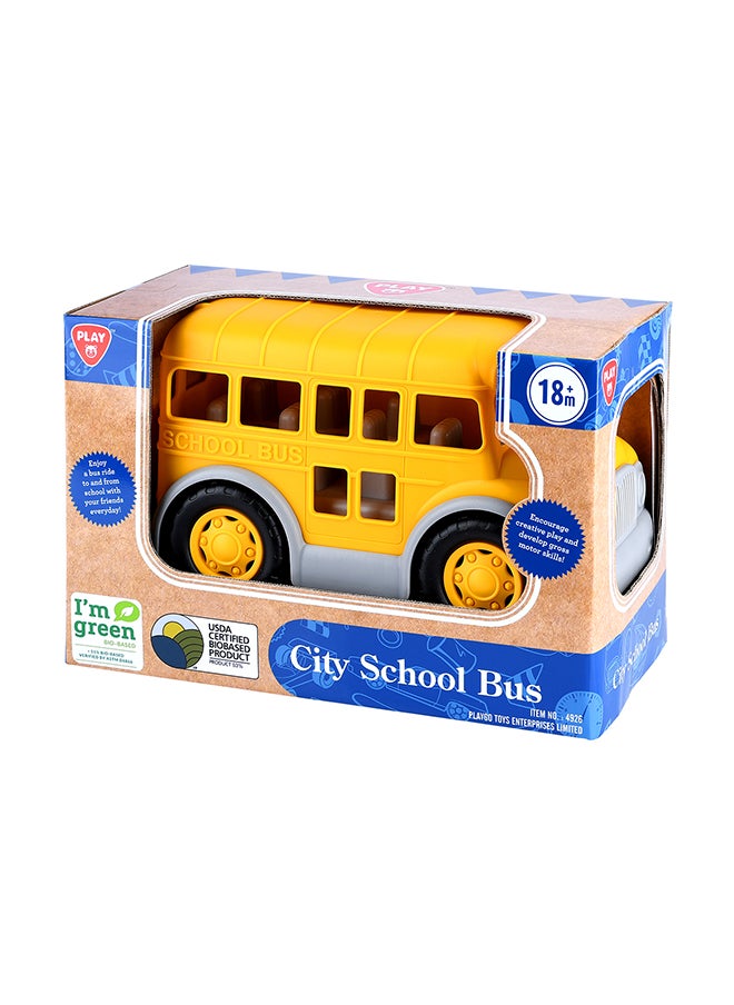 PLAYGO Bio-Based Plastic - City School Bus  - Image 1