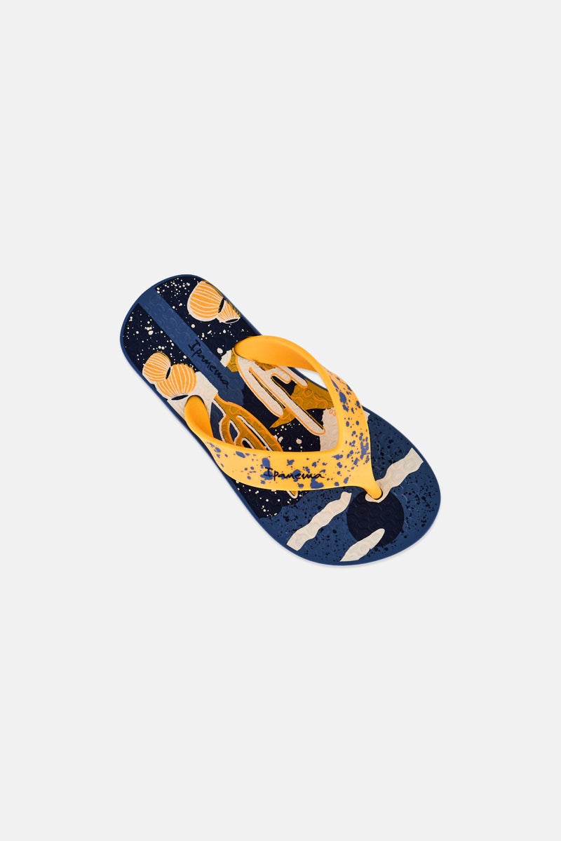 Ipanema Toddlers Boy Deck Graphic Print Slip On Slippers, Multicolor - Image 4